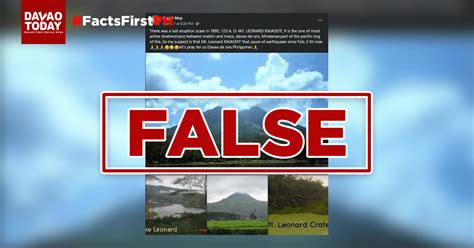 FACT CHECK: Mt. Leonard Kniaseff isn’t the cause of .